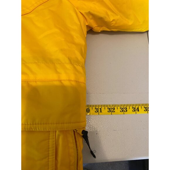 Freeze Defense Mens 3-In-1 Winter Coat Yellow & Black Nylon Polyester Hood 2XL - Picture 12 of 14